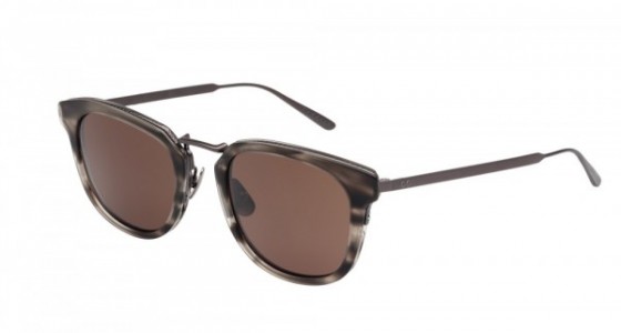 Bottega Veneta BV0019S Sunglasses, RUTHENIUM with BROWN lenses