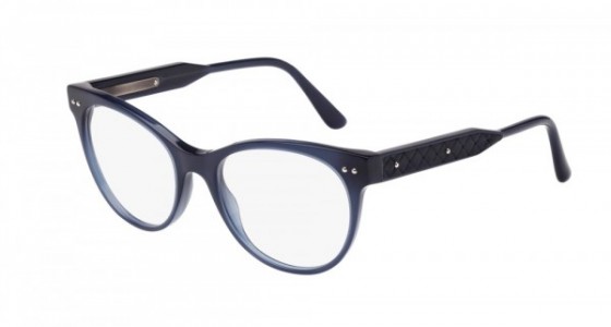 Bottega Veneta BV0017O Eyeglasses, BLUE