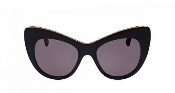 Stella McCartney SC0006S Sunglasses, 001 - BLACK with GREY lenses