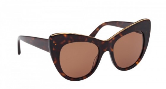 Stella McCartney SC0006S Sunglasses, 002 - HAVANA with BROWN lenses