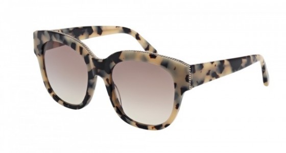 Stella McCartney SC0007S Sunglasses, 002 - HAVANA with GREY lenses