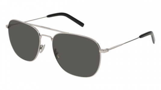 Saint Laurent SL 86 Sunglasses, SILVER with SMOKE lenses