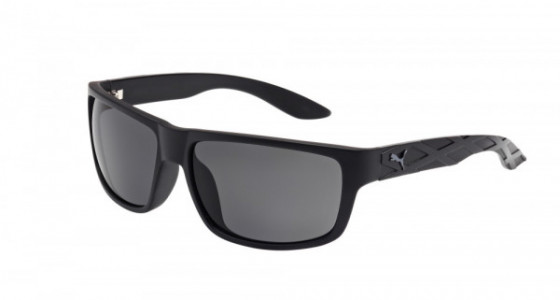 Puma PU0009S Sunglasses, BLACK with GREY polarized lenses