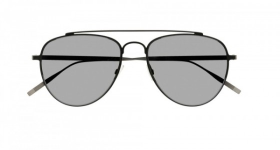 Tomas Maier TM0008S Sunglasses, 004 - RUTHENIUM with SILVER lenses