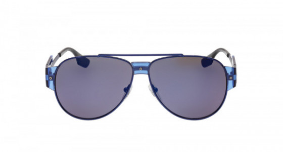 McQ MQ0002S Sunglasses, BLUE with BLUE lenses