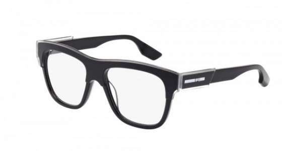 McQ MQ0006O Eyeglasses, BLACK
