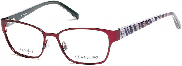 CoverGirl CG0454 Eyeglasses, 070 - Matte Bordeaux