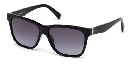 Just Cavalli JC-736S Sunglasses, 01B - Shiny Black / Gradient Smoke
