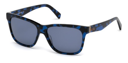 Just Cavalli JC-736S Sunglasses, 56V - Havana/other / Blue