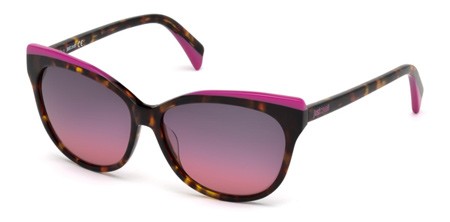 Just Cavalli JC-739S Sunglasses, 56Z - Havana/other / Gradient Or Mirror Violet