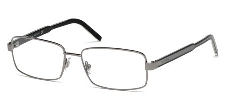 Montblanc MB-0622 Eyeglasses, 014 - Shiny Light Ruthenium