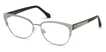 Roberto Cavalli ABBADIA Eyeglasses, 016 - Shiny Palladium