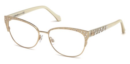 Roberto Cavalli ABBADIA Eyeglasses, 028 - Shiny Rose Gold