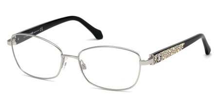 Roberto Cavalli ABETONE Eyeglasses, 016 - Shiny Palladium