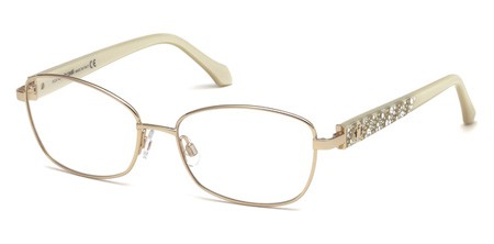 Roberto Cavalli ABETONE Eyeglasses, 028 - Shiny Rose Gold