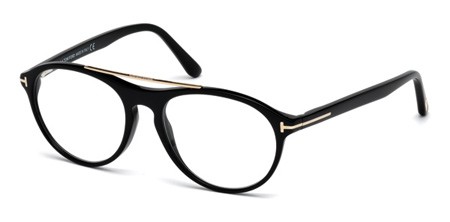 Tom Ford FT5411 Eyeglasses, 001 - Shiny Black