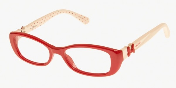 Disney Eyewear 3E4005 Eyeglasses, 2007 RED (RED)