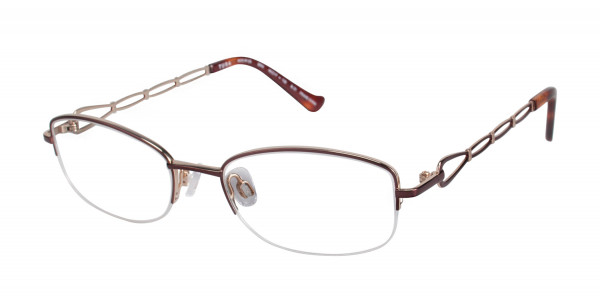 Tura R125 Eyeglasses, Brown (BRN)