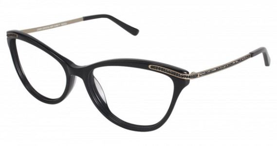 Jimmy Crystal VIENNA Eyeglasses, BLACK