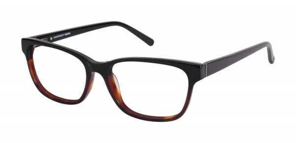 Geoffrey Beene G312 Eyeglasses, Black/Tortoise (BLK)