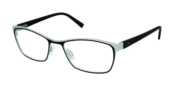 Humphrey's 582208 Eyeglasses, Black White - 10 (BLK)