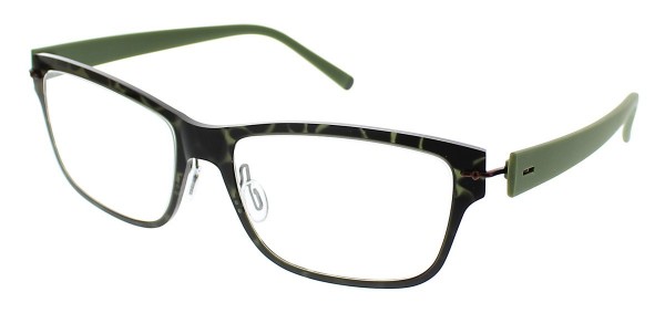 Aspire INFLUENTIAL Eyeglasses, Olive Tortoise