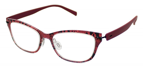 Aspire POETIC Eyeglasses, Red Snake