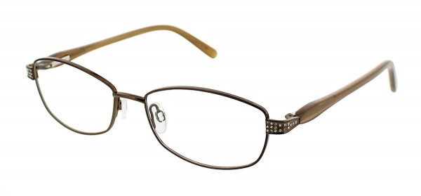 ClearVision BRICE Eyeglasses, Brown
