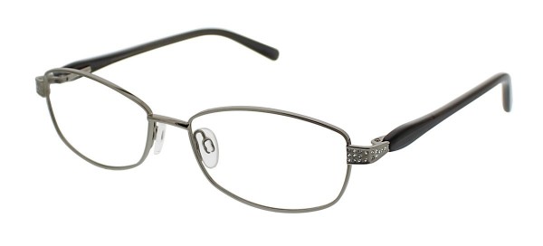 ClearVision BRICE Eyeglasses, Gunmetal