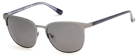 Gant GA-7077 Sunglasses, 09D - Matte Gunmetal / Smoke Polarized