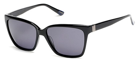 Gant GA8027 Sunglasses, 01C - Shiny Black  / Smoke Mirror