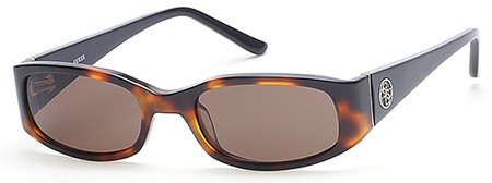 Guess GU-7435 Sunglasses, 52E - Dark Havana / Brown
