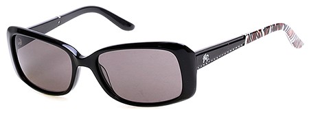 Harley-Davidson HD0302X Sunglasses, 01A - Shiny Black  / Smoke
