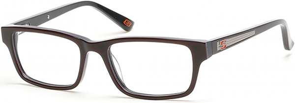 Skechers SE1119 Eyeglasses, 048 - Shiny Dark Brown