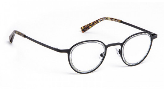 J.F. Rey JF2704 Eyeglasses, BLACK/DARK SILVER (0013)