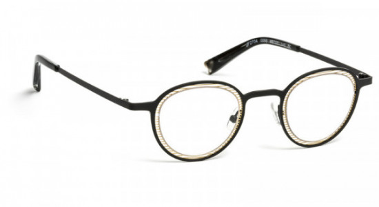 J.F. Rey JF2704 Eyeglasses, BLACK/GOLD (0055)