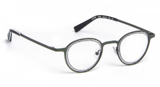 J.F. Rey JF2704 Eyeglasses, GREEN BOTTLE/DARK GREY (4505)