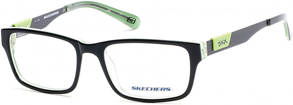 Skechers SE1131 Eyeglasses, 001 - Shiny Black