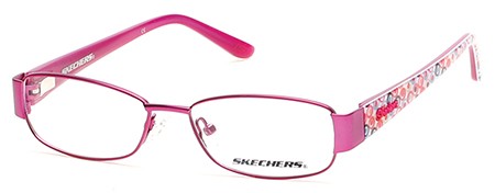 Skechers SE1598 Eyeglasses, 076 - Matte Fuxia
