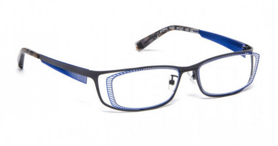 J.F. Rey JF2714 Eyeglasses, JF2714 0320 RUTHENIUM/BLUE (0320)