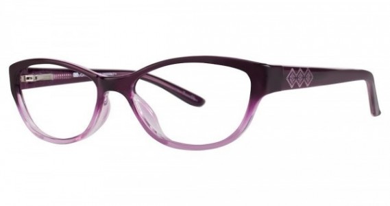 Gloria Gloria By Gloria Vanderbilt 4046 Eyeglasses, 113 Purple Fade