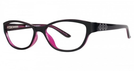 Gloria Gloria By Gloria Vanderbilt 4046 Eyeglasses, 240 Black Pink