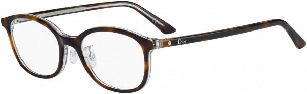Christian Dior MONTAIGNE 28F Eyeglasses, 0U61 Havana Crystal
