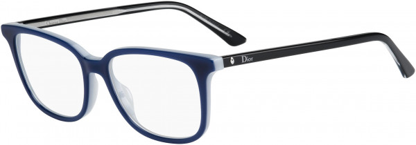 Christian Dior MONTAIGNE 27 Eyeglasses, 0SGL Blue Black
