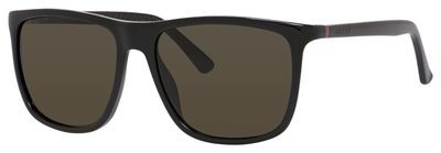 Gucci Gucci 1132/S Sunglasses, 0D28(NR) Shiny Black