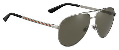 Gucci Gucci 2281/S Sunglasses, 0KJ1(NR) Dark Ruthenium