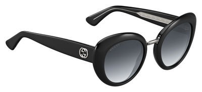 Gucci Gucci 3808/S Sunglasses, 0Y6C(9O) Black Blush Crystal