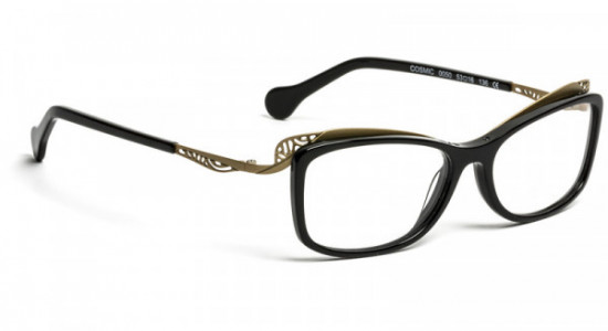 Boz by J.F. Rey COSMIC Eyeglasses, BLACK/GOLD (0050)