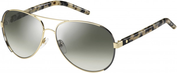 Marc Jacobs MARC 66/S Sunglasses, 0UCE Gold / Dark Ruthenium