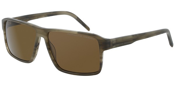 Porsche Design P 8634 Sunglasses, Olive Structured (D)
